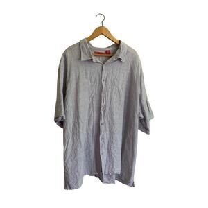 Havanera Linen Blend Casual Button Down Top Men's 3x
